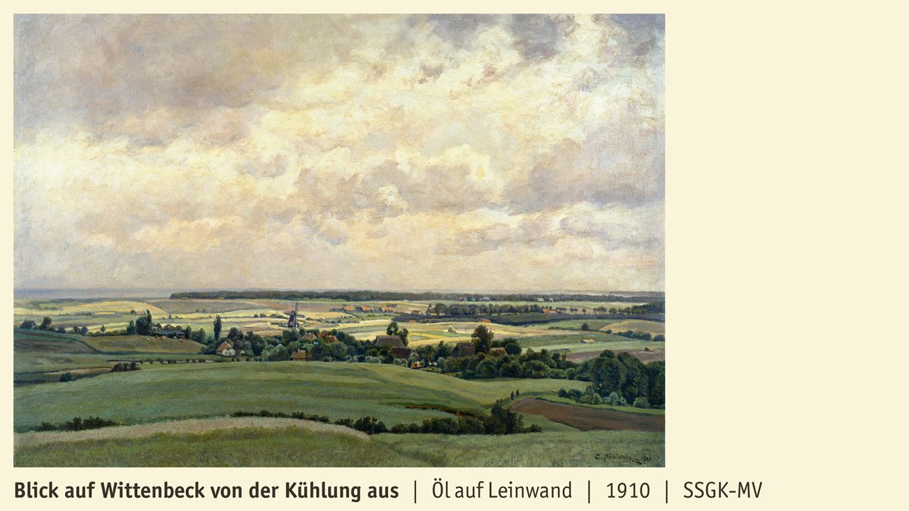Blick auf Wittenbeck von der Kühlung aus